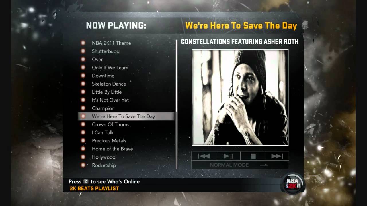 Nba 2k11 Soundtrack Constellations Ft Asher Roth We Re Here To Save The Day Youtube
