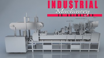 Vacuum Filling Machinery Animation - Casa Grande | 3D Product Modeling - Animation