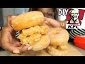 KFC CHICKEN AND DONUTS SANDWICH DIY RECIPE + MUKBANG 먹방