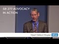 SB 277 Advocacy In Action - Dean Blumberg, MD | Pediatric Grand Rounds