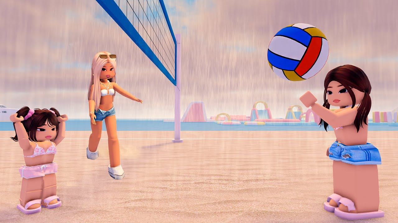 Domingo En La Playa Con Mis Hijas 🏝️ RoBlox Berry Av.