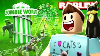 ZOMBIE WORLD THEME PARK! | Roblox Adventures screenshot 2