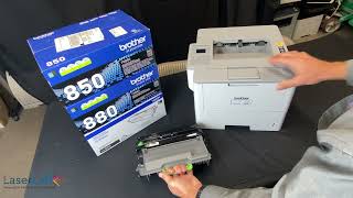 How to Change the Toner + Drum on a Brother MFC-6900DW