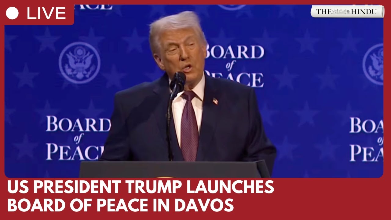 US President Trump announces Board of Peace charter at Davos amid