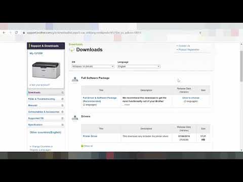 Brother HL-1210W Driver Download
