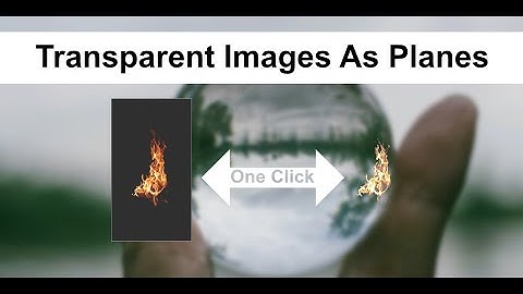 Instructions Transparent Images As Planes #blender