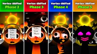Sprunki VORTEX-SHIFTED Phase 2 vs Phase 3 vs Phase 4 vs Phase 5