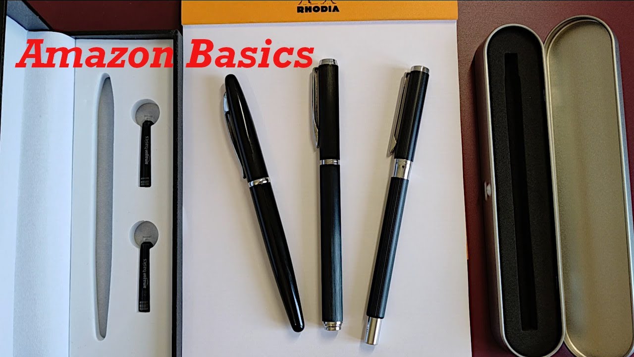 Basics - Penna stilografica ricaricabile, punta media