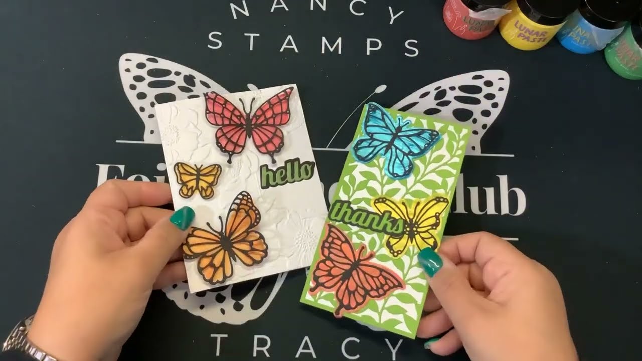 Brilliant butterflies etched dies by Simon Hurley Create & Spellbinders