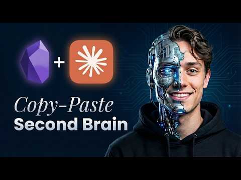 Claude + Obsidian = the BEST Second Brain (10x more productive)