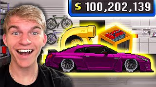 HOW TO START PIXEL CAR RACER TO BECOME A MILLIONAIRE WITHIN THE GAME!!!