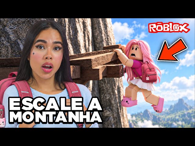 A MISSÃO É SOBREVIVER ESCALANDO A MONTANHA NO ROBLOX