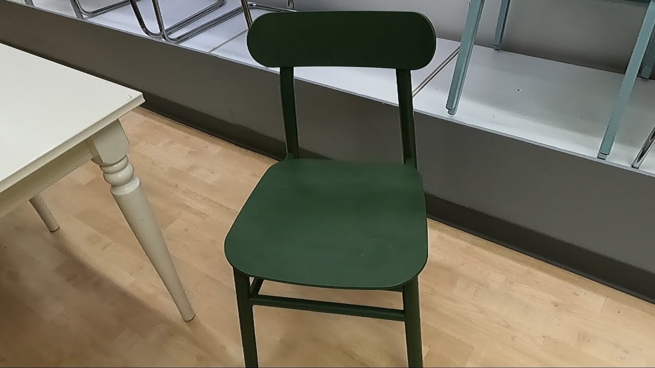 IKEA RONNINGE CHAIR GREEN CLOSER LOOK IKEA FURNITURE SHOPPING