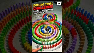 Domino Swirl Challenge #domino #ytshorts #usa