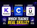Kodree vs Coursera vs Udemy (2026) — Which Platform Teaches Real Skills?