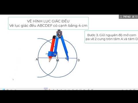Video HƯỚNG DẪN VẼ LỤC GIÁC ĐỀU - YouTube