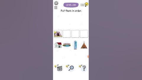 Put them in order Level 238 #shortvideo #shorts #tekateki #gameplay #@hiburansejenak