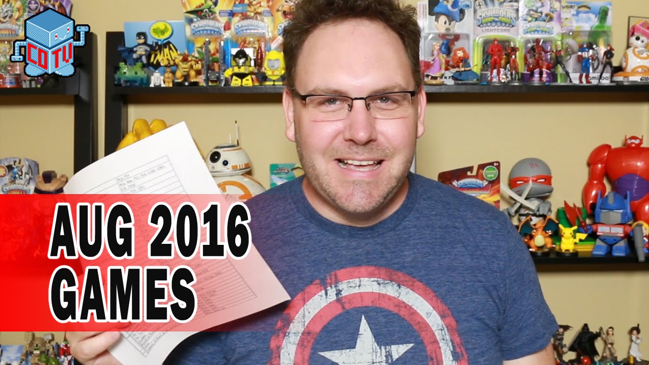 What Games To Buy August 2016
