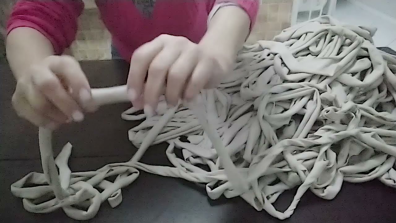 Como fazer fio para maxi tricô!