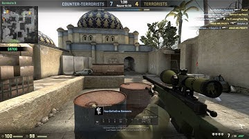 CS:GO 1v5 ACE on Dust2