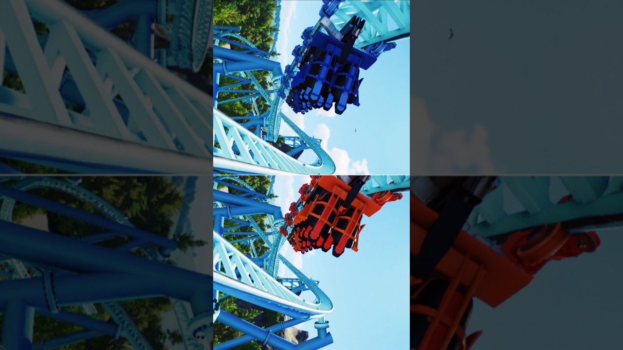Ignite the Fury! ❄️🔥 #PlanetCoaster2 #Shorts #Rollercoaster