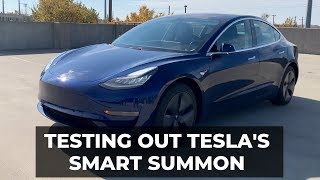 Tesla V10 Smart Summon Review