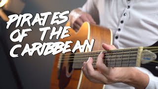 Miniatura de "Pirates Of The Caribbean Theme guitar tutorial"