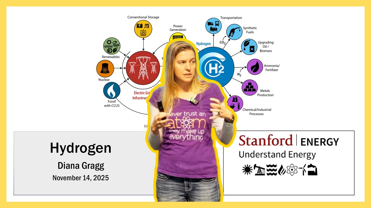 Hydrogen Lecture | Diana Gragg | Stanford Understand Energy