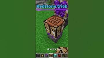 Redstone trick in Minecraft! #shorts #minecraft  #redstone