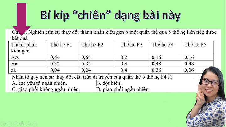 Nhân tố tiến hóa là gì.sinh học 12 năm 2024