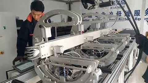 busduct production machine for busduct clamp, reversal and riveting.