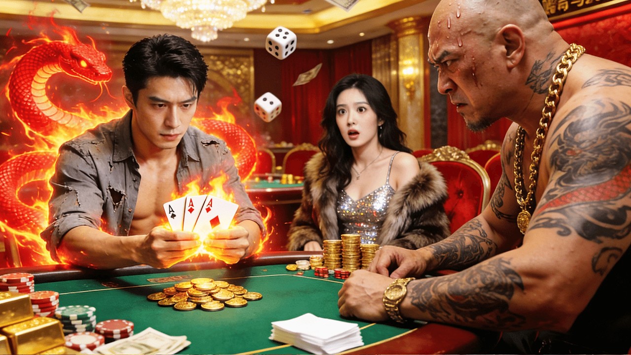 شاب فقير يتضح أنه أسطورة القمار المخفية! يُفلس الكازينو في ليلة وينقذ المديرة الجميلة