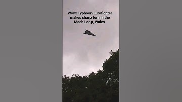 #raf #typhooneurofighter nearly  turns upside down over Corris #uk #jets #aviation #aircraft #shorts