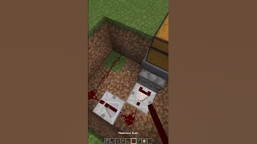Working Trash Can in Minecraft! 🗑️ #shorts