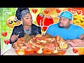 HUGE DESHELLED SEAFOOD BOIL DRENCHED IN MY SAUCE| KING CRAB| DISRESPECTFUL PRANK ON WANNIE 😩😂