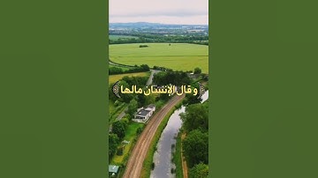 سورة الزلزلة بصوت جميل جدا ♥️🌹