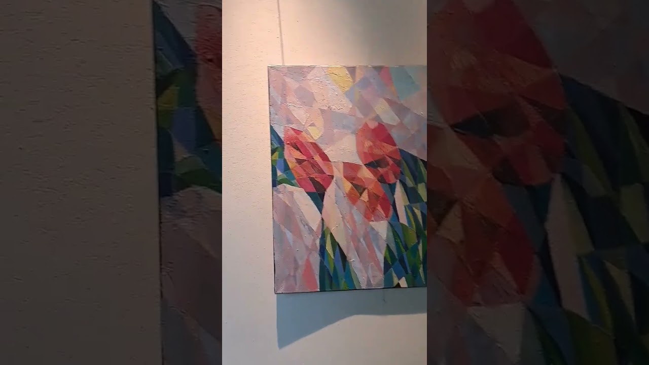 Exhibition in Theater,  Plauen,  Germany.  Artist Iuliia Kotenko.13.10-26.10.2023 