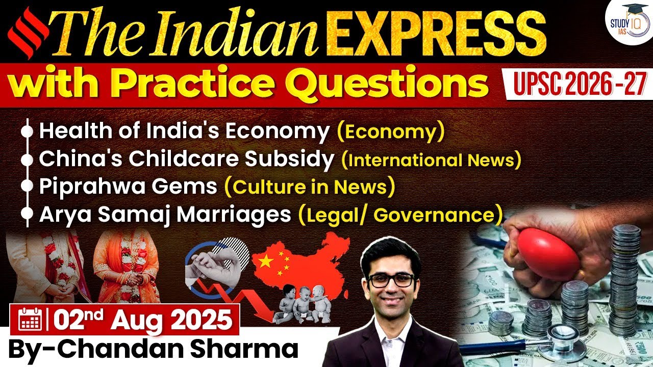 Indian Express Analysis | 2nd August 2025 | The Indian Express ...
