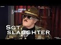 Sgt Slaughter - Death Threats, WrestleMania 7,DX,  Hogan, Warrior, etc - Notsam Wrestling