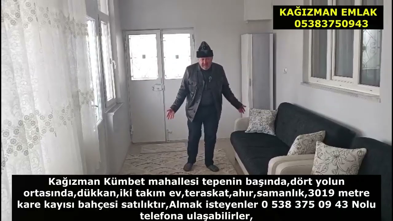 Kümbet mahallesinde.iki dükkan,iki takım ev,teraskat,samanlık,ahır,