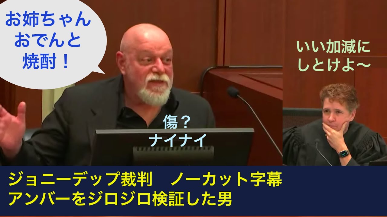 デップ裁判 2日目 アイザック・バルーチ 2/5 (主尋問) YouTube