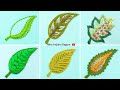 &quot;6 Stunning Flower Leaf Embroidery Designs You Must See!&quot;