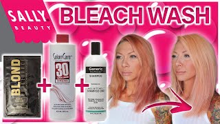 Sally's Bleach Wash to Remove Color | Soap Cap 101: Beginner Friendly Guide + Placenta Hair Mask
