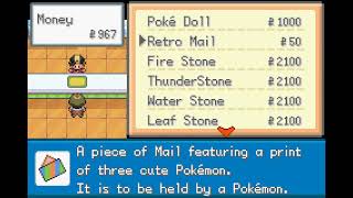 Pokemon Fire Gold GBA Evolution Stones screenshot 5