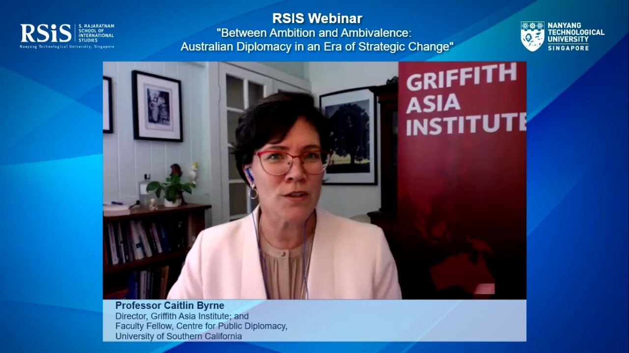 RSIS Webinar by Professor Caitlin Byrne - 27 October 2020