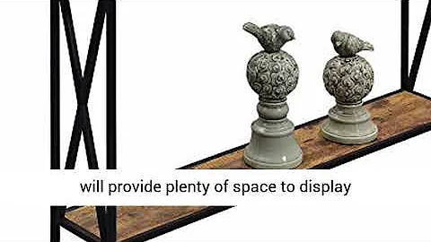 Convenience Concepts Tucson Console Table, Barnwood / Black