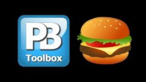 PBToolbox Powerbuilder Hamburger demonstration