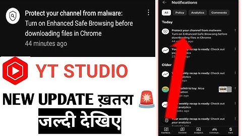 Protect your channel from malware:Turn on Enhanced Safe Browsing before downloading files in Chrome