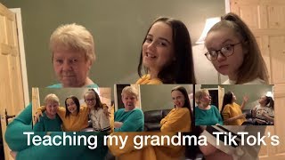 We tried teaching my grandma TikTok dances...*interesting*