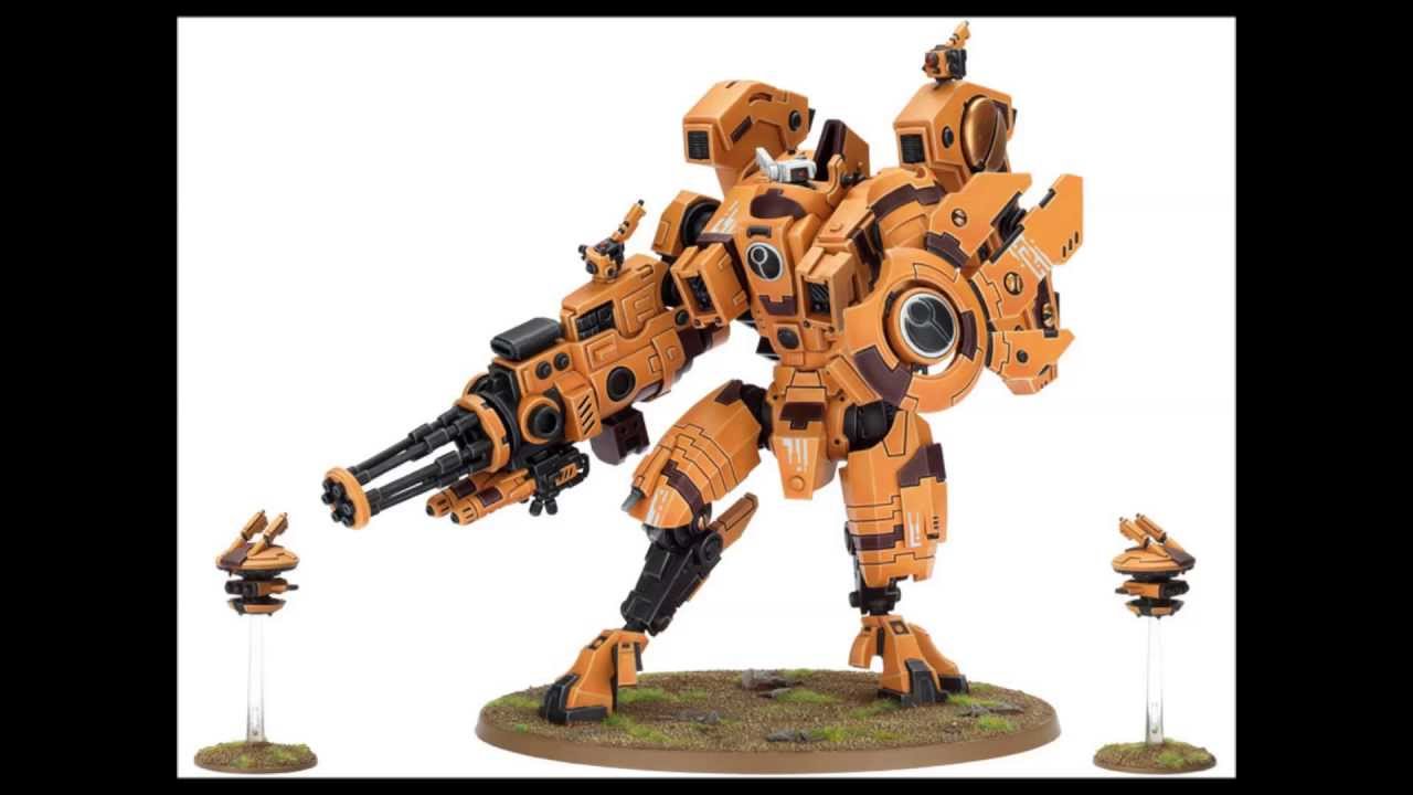 Warhammer 40k XV104 Riptide Battlesuit - YouTube